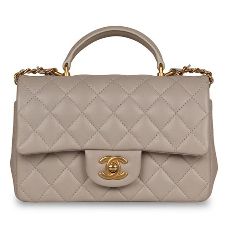 mini rectangle top handle chanel|chanel mini classic handbag.